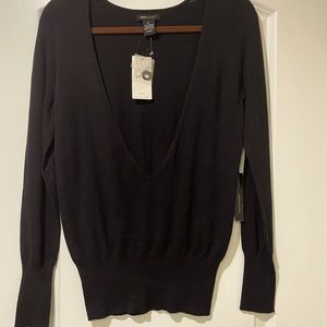 NEW WITH TAGS BCBG Black Sweater